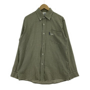 STUSSY 長袖シャツ USA製/銀タグ/チェック/M