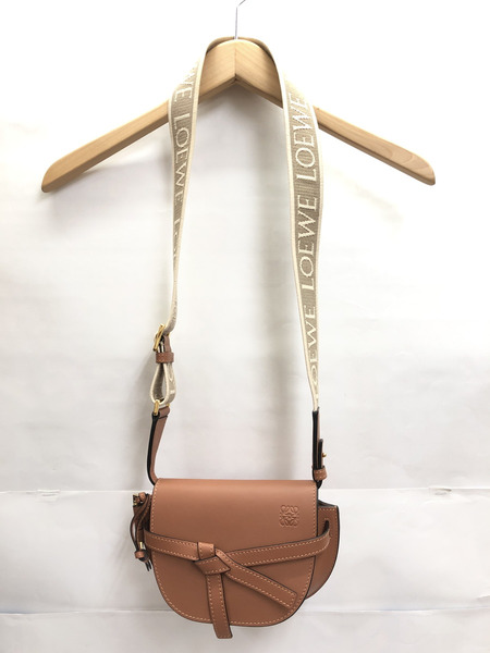  LOEWE(ロエベ) ショルダーバッグ Gate Dual Bag Mini ブラウン A650N46X13