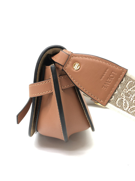  LOEWE(ロエベ) ショルダーバッグ Gate Dual Bag Mini ブラウン A650N46X13