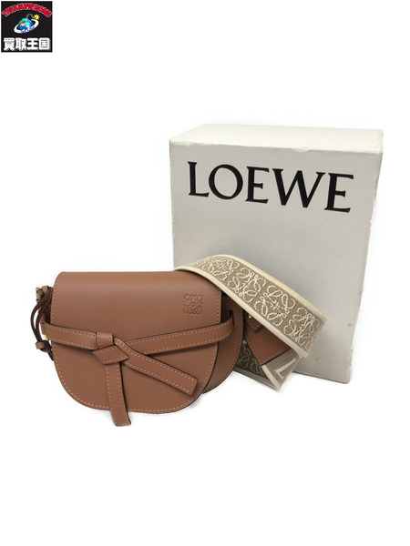  LOEWE(ロエベ) ショルダーバッグ Gate Dual Bag Mini ブラウン A650N46X13