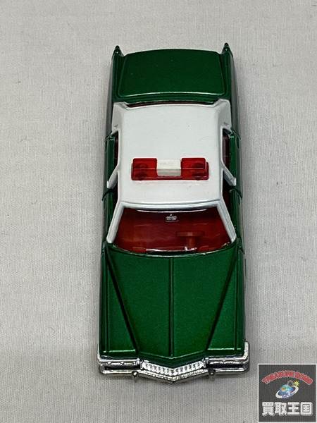 トミカ 青箱 キャデラック ポリスカー 日本製　1/77