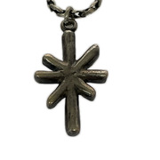 GARNI ネックレス vintage star cross silver