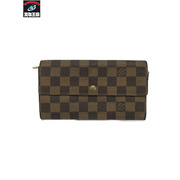 LV 長財布 ダミエ ポルトフォイユ サラ 茶