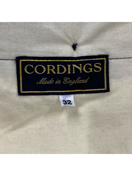 パンツ CORDINGS イギリス製 コーデュロイパンツ 紺 (32)