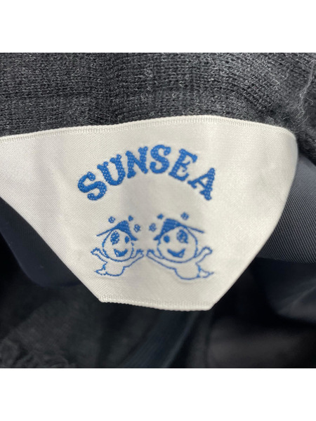 SUNSEA ウールフリーマーケットパンツ Flea Market Pants/3/ブラック/20A46