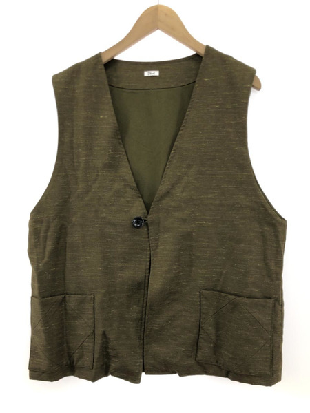 Dhal 22AW 英式 ParadiseWool QUILT VEST M カーキ[値下]｜商品番号：2100195275110 -  買取王国ONLINESTORE