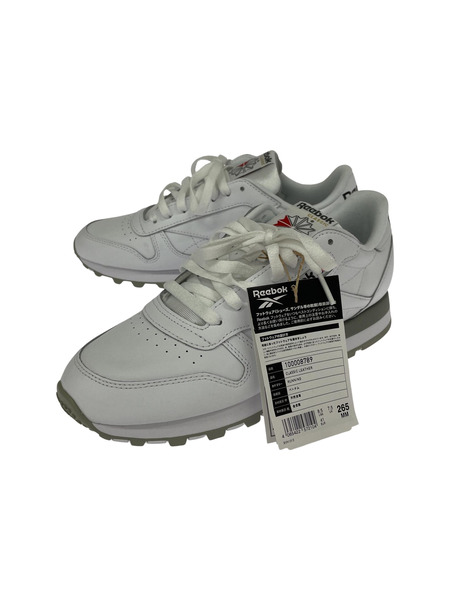 Reebok CLASSIC LEATHER WHITE GRAY (26.5)