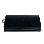 長財布 bloody mary/レザー/カラス/黒