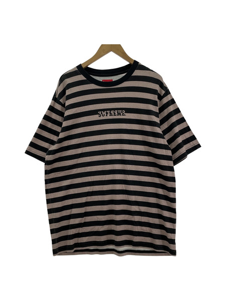 Supreme/22SS Reverse Stripe S/Sカットソー/M