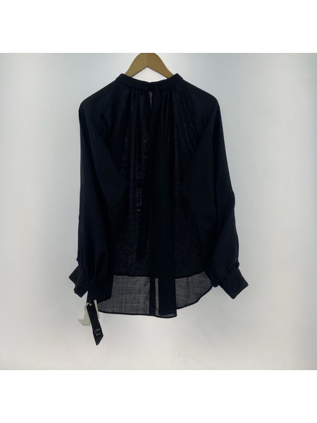 aga/バンドカラーシャツ/38/BLK/L184[値下]