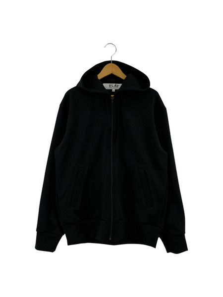 PLAY COMME des GARCONS ジップアップパーカー L ブラック AX-T344