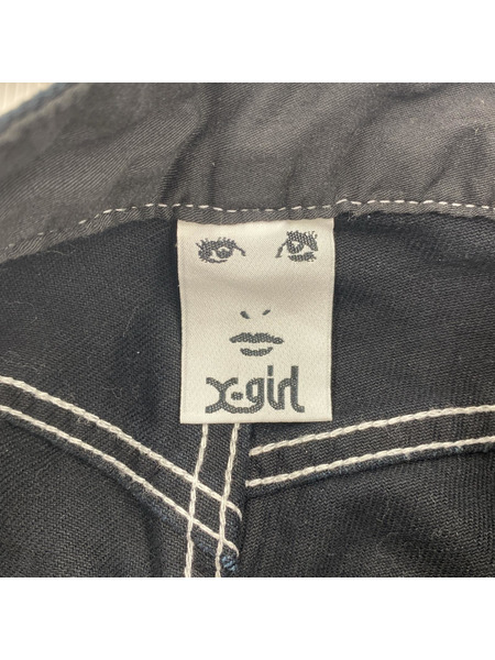 X-girl デニム・ジーンズ WIDE TAPERED PANTS/M/BLK
