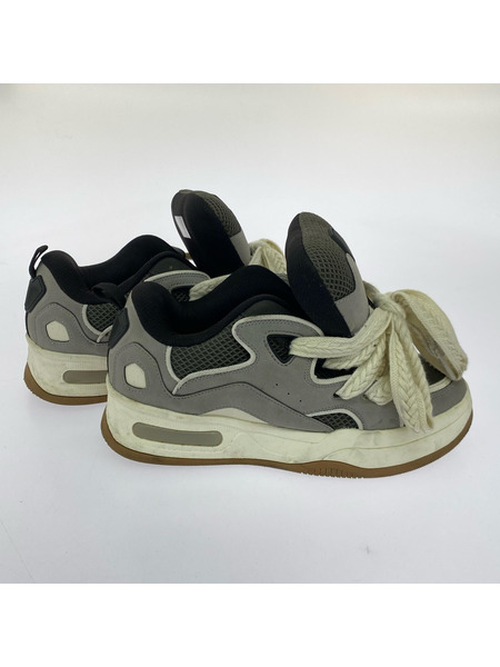 ZARA スニーカー スケートスニーカー 25.3、グレー、状態▲[値下]