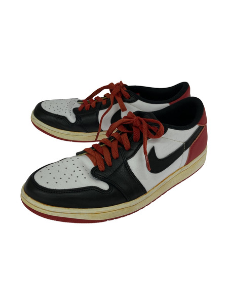 NIKE AIR JORDAN 1 RETRO LOW Black Toe US10