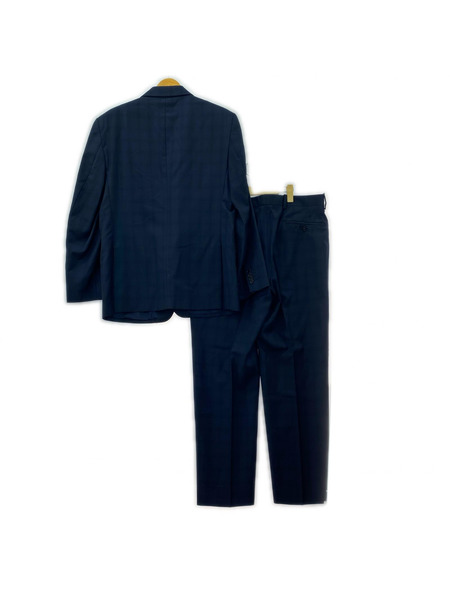 Ermenegildo Zegna セットアップスーツ チェック ネイビー (40)