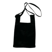 ショルダーバッグ ear PAPILLONNER ステッチレザーミニショルダーバッグ 黒