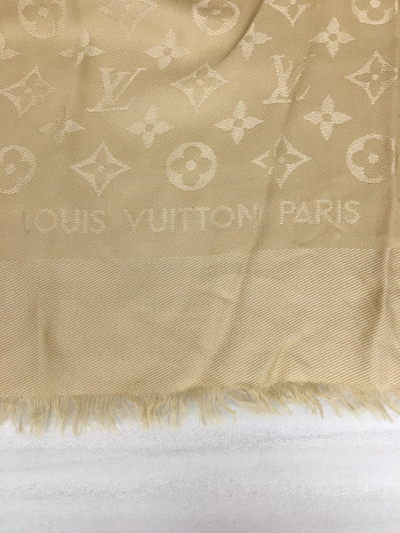 LOUIS VUITTON　レディースラグ衣料 ショールモノグラムシャイン/シルク×ウール/スカーフ/401910