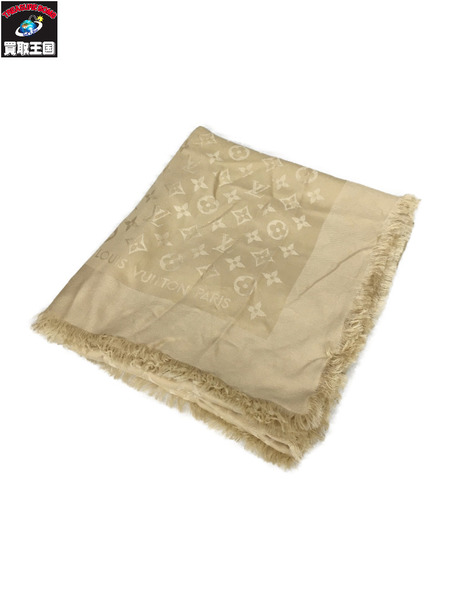 LOUIS VUITTON　レディースラグ衣料 ショールモノグラムシャイン/シルク×ウール/スカーフ/401910