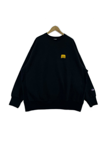 Champion×MIN-NANO×BEAMS BEAMS渋谷限定 リバースウィーブ 胸ワンポイント刺繍スウェット