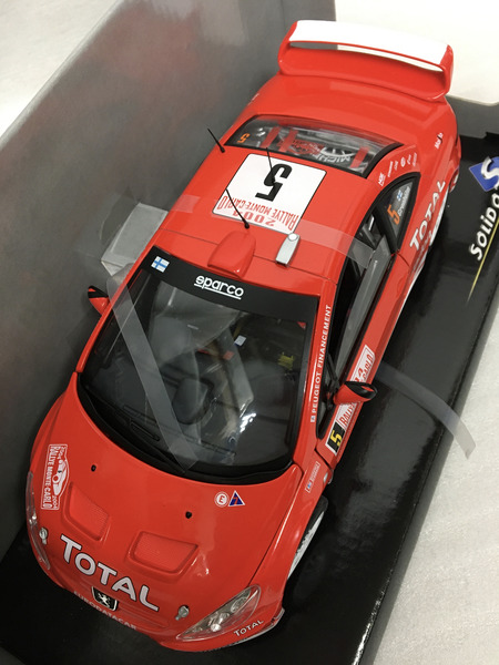 1/18SOLIDOS oiture Peugeot 307 WRC Rallye Monte Carlo 2004