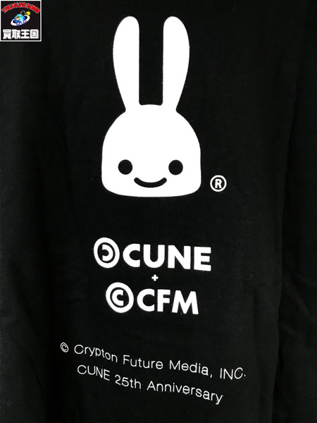 25th CUNE キューン COLLAB T-SHIRTS 初音ミク 二頭身 Tシャツ