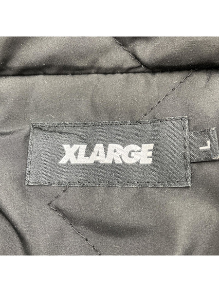 X-LARGE NYLON PUFFER JACKET (L) 101203021005 ブラック
