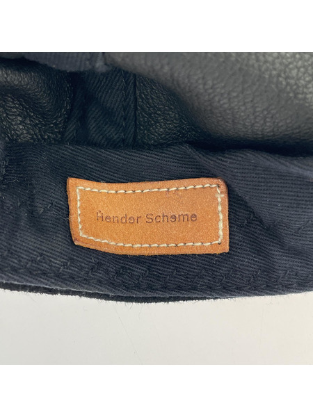 Hender Scheme スエードジェットキャップ ブラック