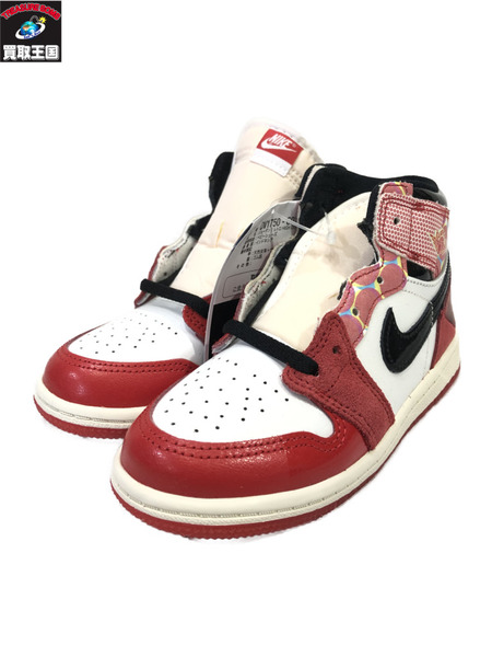 Spider-Man×Nike PS Air Jordan 1 High OG SP 16cm 赤 DV1749-601