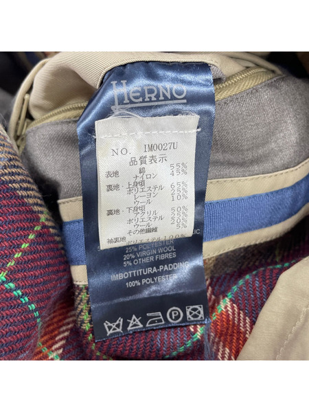 HERNO ステンカラーコート IM0027U ベージュ