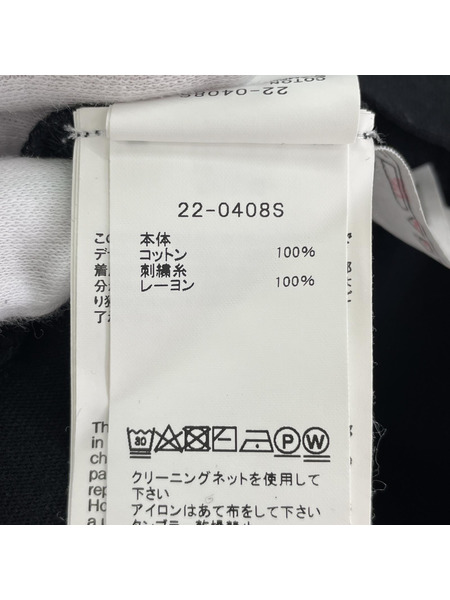 Sacai ×MADSAKI 22AW プリントTee 4 ブラック 22-0408S