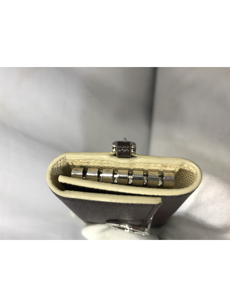 キーケース・キーリング BVLGARI 6連レザーキーケース ブラウン