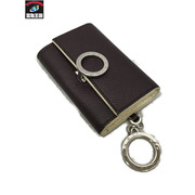 キーケース・キーリング BVLGARI 6連レザーキーケース ブラウン