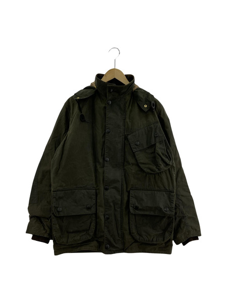 Barbour×MARGARETHOWELL MWX1598OL51 A7 WAXED JACKET XXS カーキ