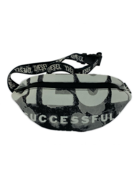 DIESEL ボディバッグ ロゴボディバッグ WHT