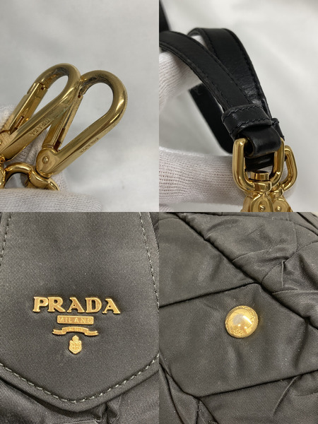 PRADA キルティング ナイロン2WAYバッグ