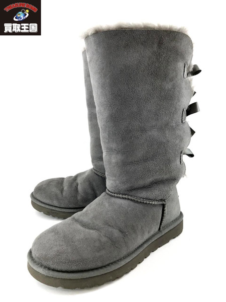 UGG W BAILEY BOW TALL(24.0㎝)グレー[値下]