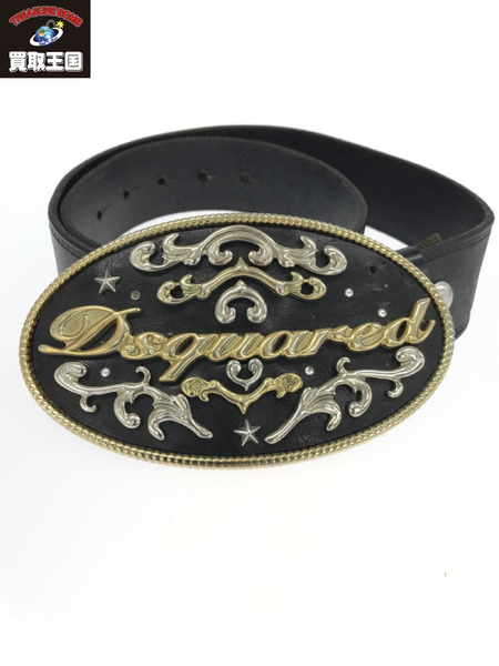 DSQUARED2 ベルト 黒｜商品番号：2100189269118 - 買取王国ONLINESTORE