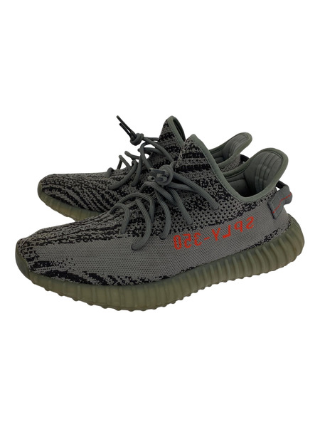 adidas Yeezy Boost 350 V2 Grey/Bold Orange 28.0cm