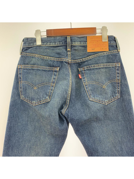 Levi's デニム・ジーンズ PREMIUM 501 セルビッジ ストレート インディゴ