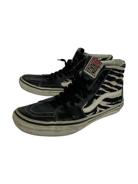 VANS V38P7 SK8 HI ゼブラ (9)