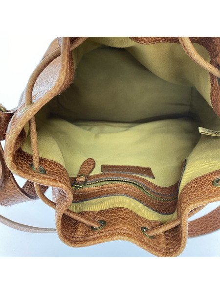 POLO RALPH LAUREN ショルダーバッグ レザー巾着ショルダーバッグ BRW[値下]