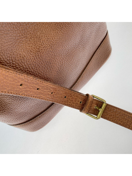 POLO RALPH LAUREN ショルダーバッグ レザー巾着ショルダーバッグ BRW[値下]