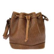 POLO RALPH LAUREN ショルダーバッグ レザー巾着ショルダーバッグ BRW