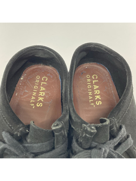 Clarks Originals スニーカー Wallabe ローカットシューズ 黒 25.0cm