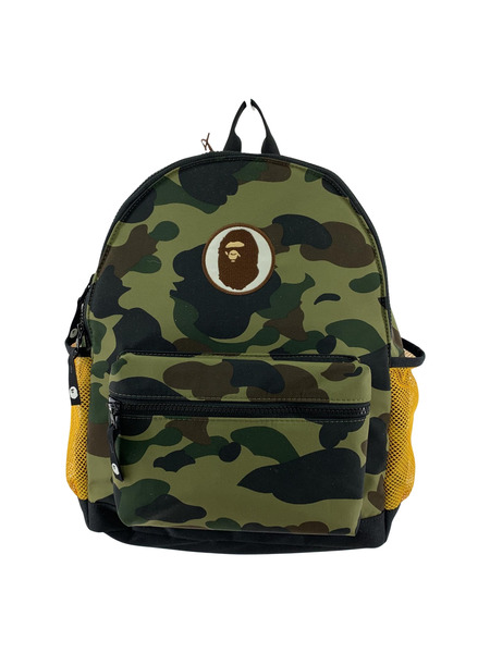 A BATHING APE 1ST CAMO APE HEAD DAYPACK リュック 迷彩 緑[値下]