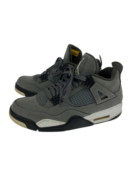 NIKE スニーカー AIR JORDAN 4 RETRO COOL GREY 27cm[値下]