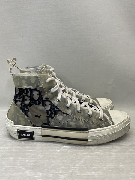 DIOR  B23 リーグ ハイトップスニーカー 41 ホワイト