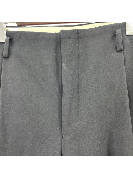 COMME des GARCONS パンツ 23SS 2タックウールパンツ ブラック PZ-P003