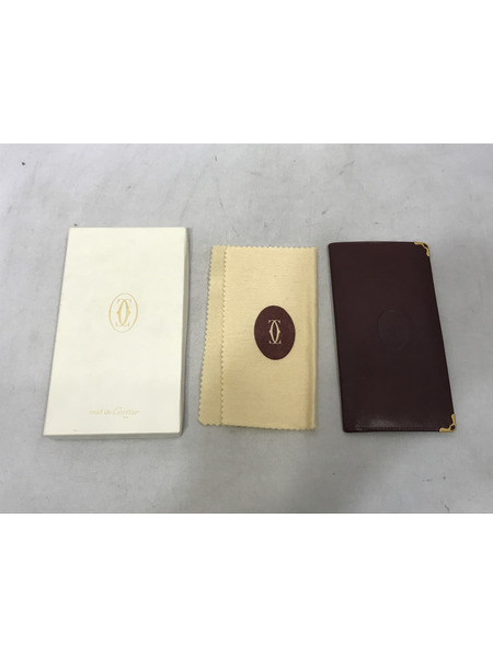 長財布 cartier 長財布 マスト ドゥ カルテイア