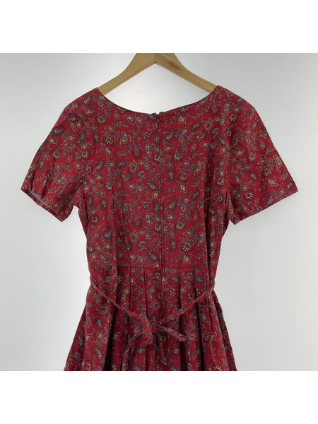 半袖ワンピース ERIKA ペイズリーワンピース